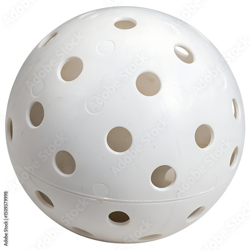 Wiffleball Isolated on Transparent Background
