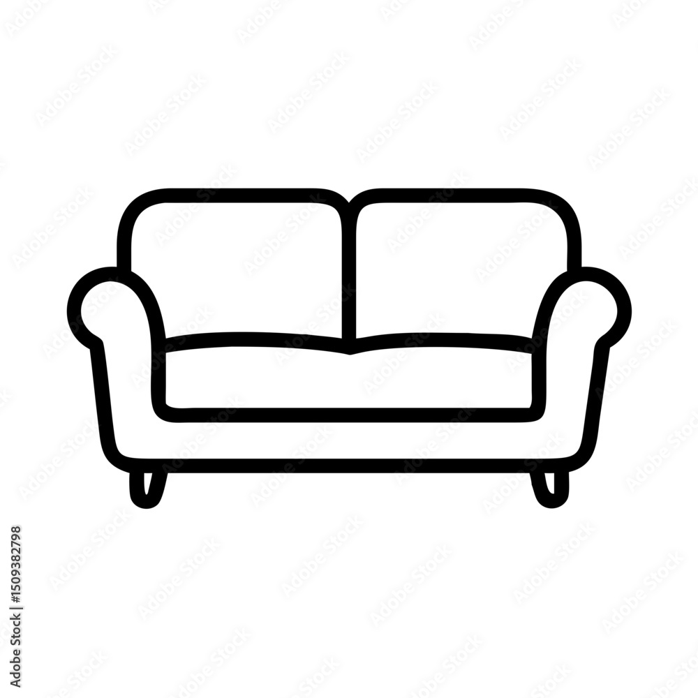 modern sofa isolated on white background modern sofa isolated on white background