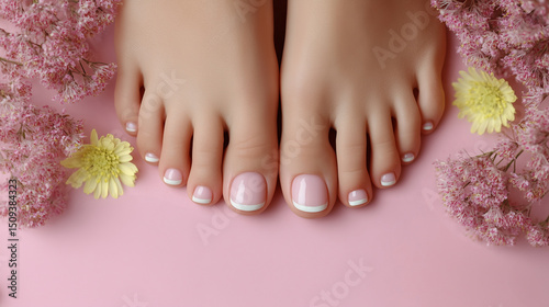Beautiful chic toe nail art designs with floral accents for perfect summer look