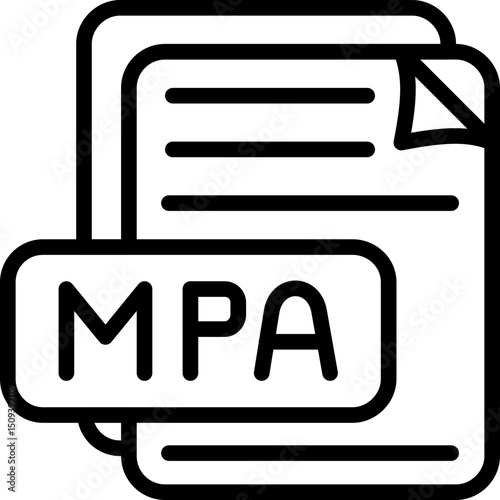 MPA File Format Icon