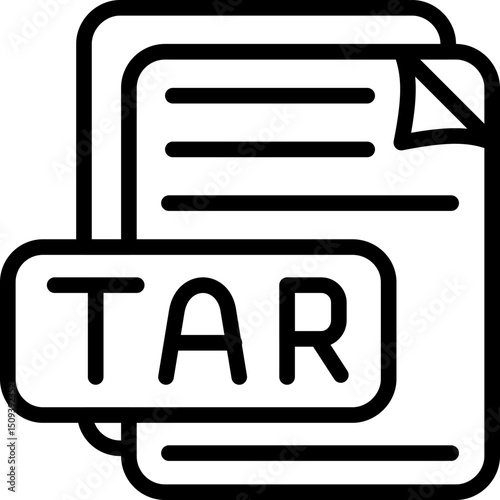 TAR File Format Icon