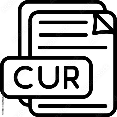 CUR File Format Icon
