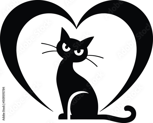 Cat heart svg,cat lover svg bundle