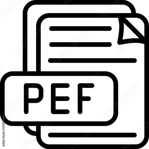 PEF File Format Icon