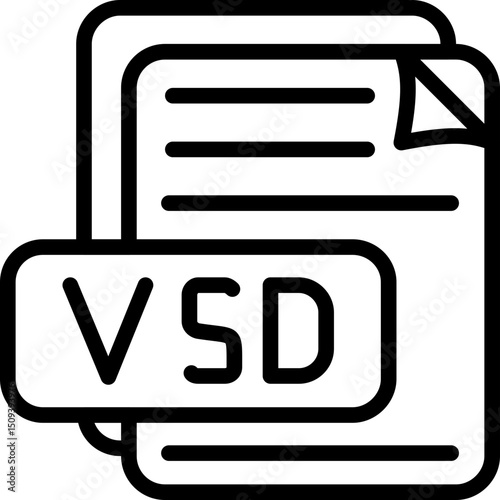 VSD File Format Icon