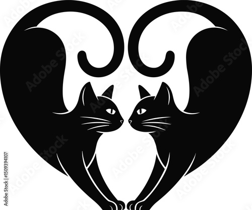 Cat heart svg,cat lover svg bundle
