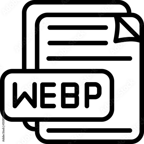 WEBP File Format Icon