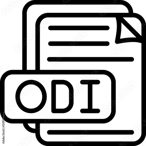 ODI File Format Icon