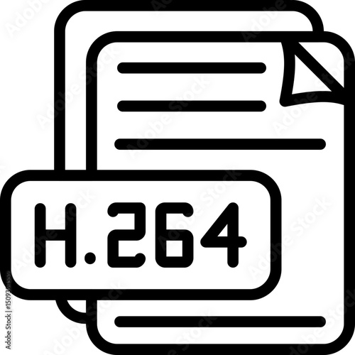 H.264 File Format Icon