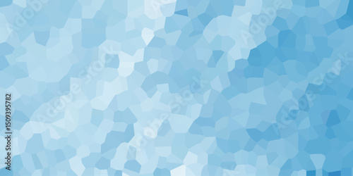 Abstract blue mosaic texture a cool toned polygonal background design perfect for websites digital art and presentations
