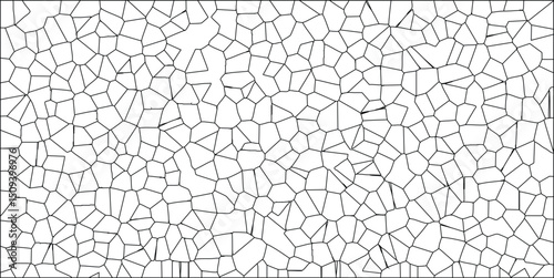 Abstract cellular pattern resembling a network of interconnected cells or segments for various backgrounds and design concepts, creating a modern artistic look.