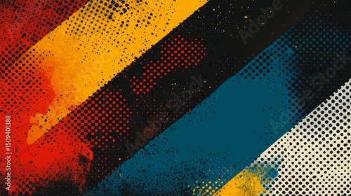 Abstract diagonal stripes with grunge texture.