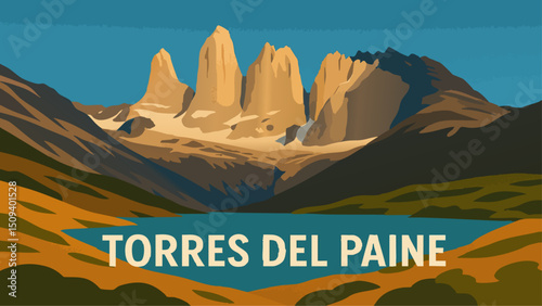 Patagonia's Iconic Torres del Paine at Sunrise