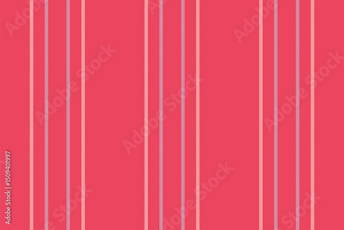 Rluffy pattern vertical background, us textile vector stripe. Lany fabric seamless lines texture in red and light colors.