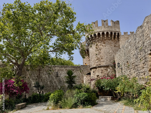 Rhodes old town Rhodes Greek island