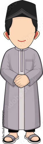Moslem man character