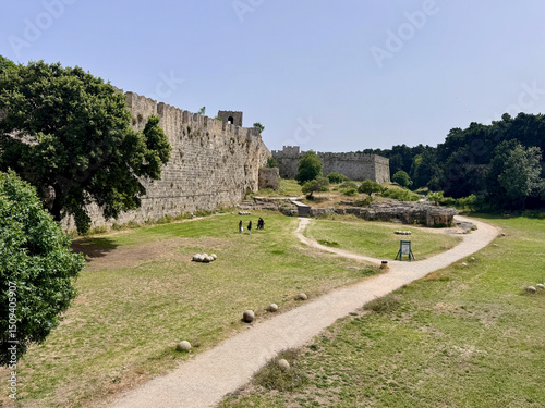 Rhodes old town Rhodes Greek island