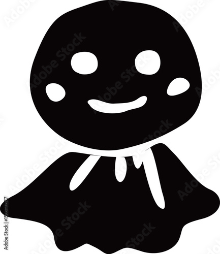 てるてる坊主のベクターイラスト
