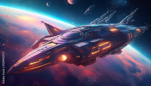 Wallpaper Mural star trek raumschiff im all Torontodigital.ca