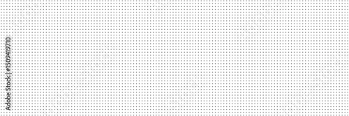 Minimalist repeating pattern: small dark gray dots on a crisp white background. Evenly spaced grid creates a consistent geometric design. Flat, two-dimensional perspective. No focal point, fills frame
