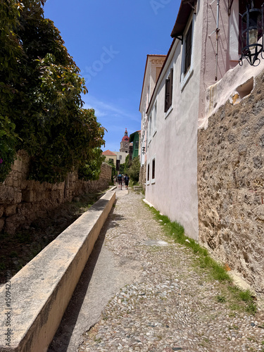 Fototapeta Naklejka Na Ścianę i Meble -  Historic building in Rhodes old town Rhodes Greece