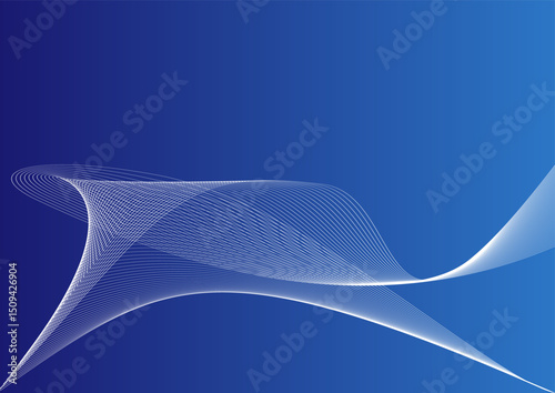 abstract blue background with interpolated lines