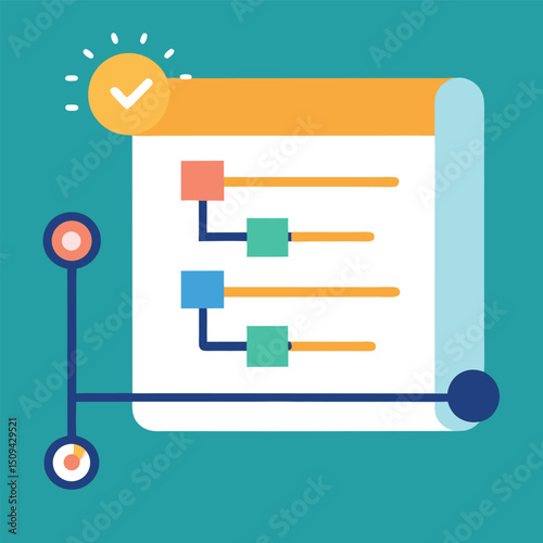 Modern business infographic template vector design with steps, icons, and web layout elements for brochures and website banners
