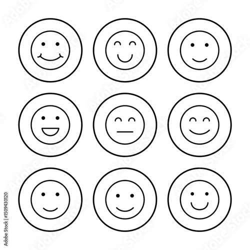 smile icon vector. smile emoticon icon. feedback