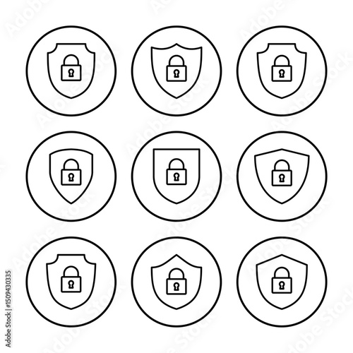 Security icon vector. protection icon. privacy. vpn