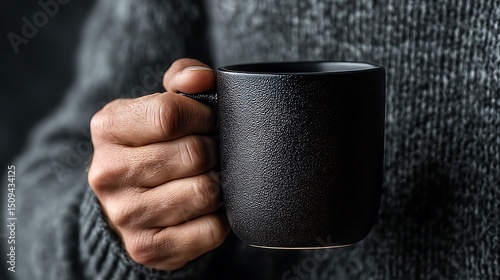 man holding a cup of coffee
