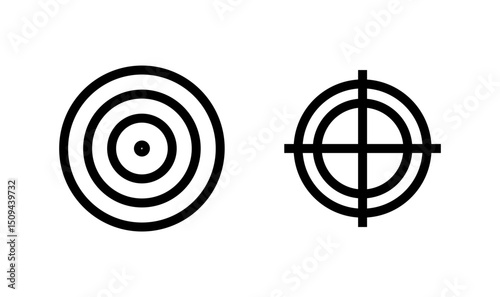 Target icon logo design. goal icon vector. target marketing sign and symbol