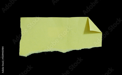 rip paper texture on black background