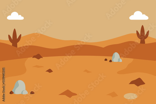 desert landscape background