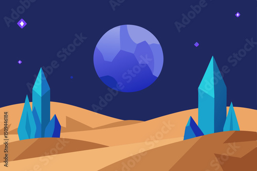 desert landscape with desert