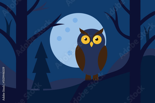 owl in the night