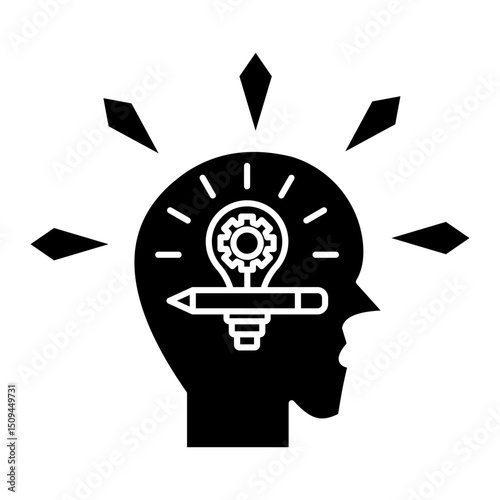 Innovative idea icon