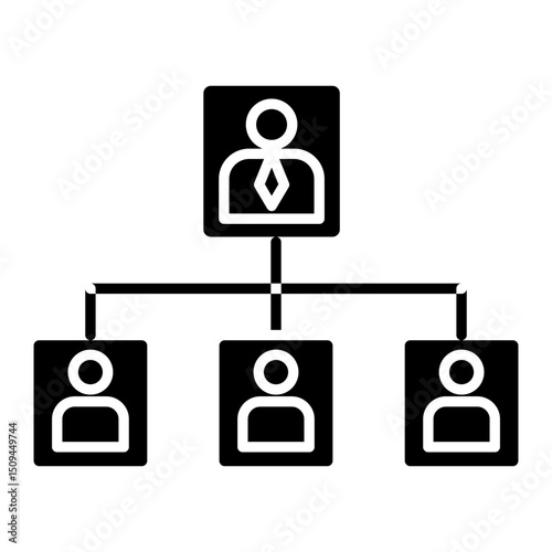 Organization structure icon