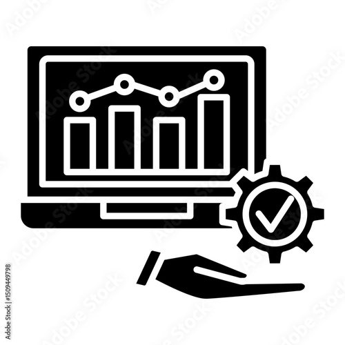 infographic management icon