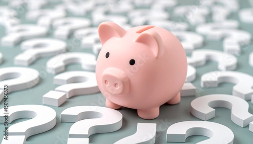 piggy bank account which choice question marks , savings options 