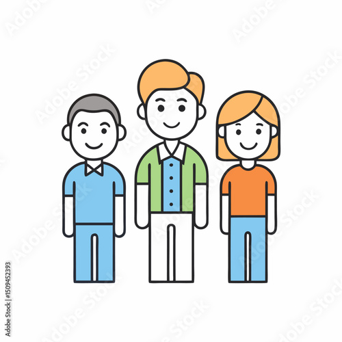 Happy diverse team group of people colleagues coworkers