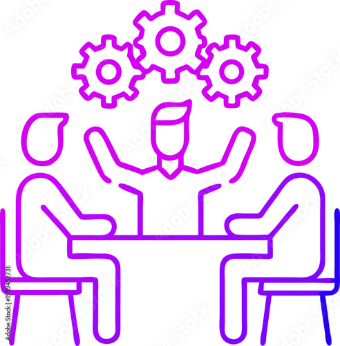 Team brainstorming collaboration teamwork meeting ideas innovation