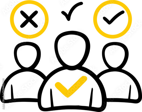 Team selection process approved candidate group choice