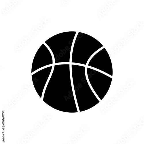 Basketball icon symbol for apps and websites. Basketball ball sign and symbol