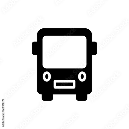 Bus icon symbol for apps and websites. bus sign and symbol