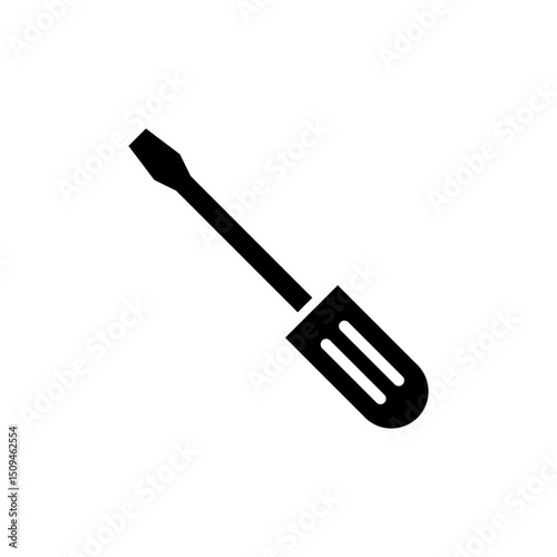 Screwdriver icon symbol for apps and websites. tools sign and symbol