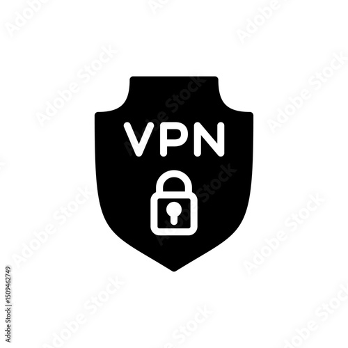 Vpn icon symbol for apps and websites. Private network sign and symbol. virtual private network icon.