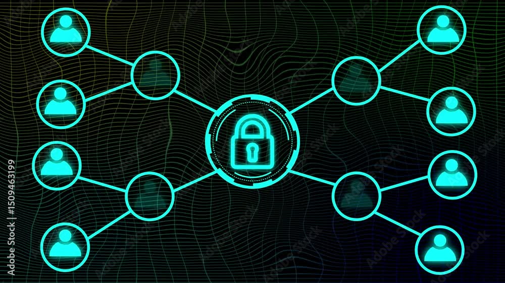 Social networks and interaction concept. Virtual icons of network community with connected anonymous people. Global network connecting with points and lines. Social networks and interaction concept. Virtual icons of network community with connected anonymous people. Global network connecting with points and lines.