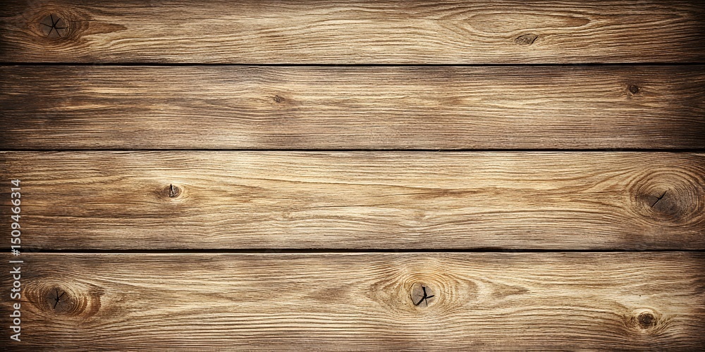 Naklejka premium Rustic Brown Wooden Planks Texture Background