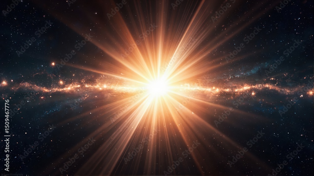 Fototapeta premium sun in space