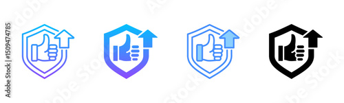Reliability Multi Style Icon Set